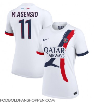 Paris Saint-Germain Marco Asensio #11 Udebanetrøje Dame 2024-25 Kortærmet